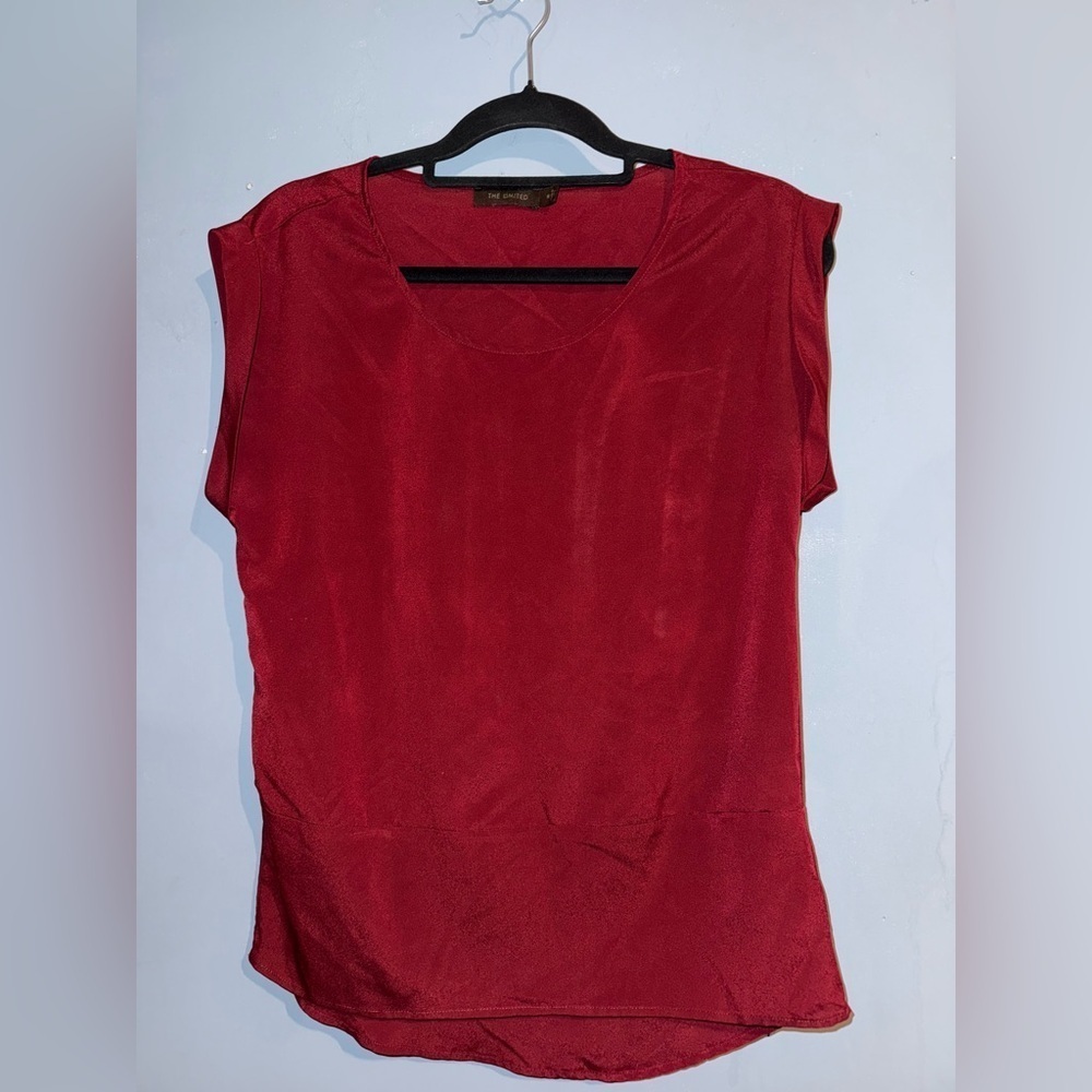 The Limited Rich Red Blouse